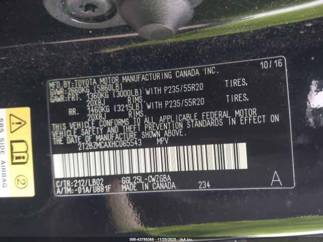 2017 LEXUS RX 350 2T2BZMCAXHC065543 Photo 8