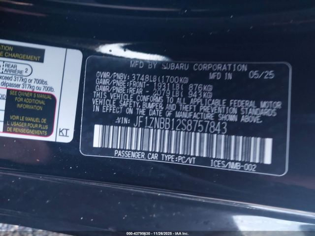 2025 TOYOTA GR86 JF1ZNBB12S8757843 Photo 8