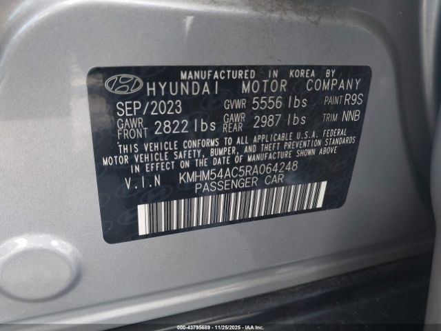 2024 HYUNDAI IONIQ 6 KMHM54AC5RA064248 Photo 8