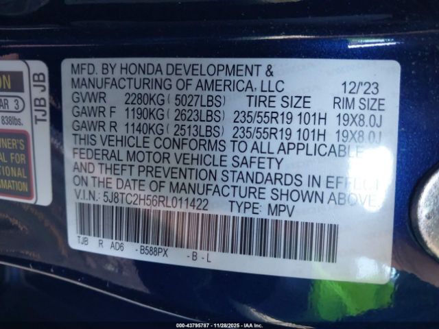 2024 ACURA RDX 5J8TC2H56RL011422 Photo 8