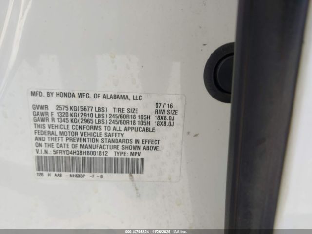 2017 ACURA MDX 5FRYD4H38HB001812 Photo 8