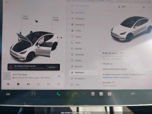 2021 TESLA MODEL Y 5YJYGAEE3MF228235 Photo 6