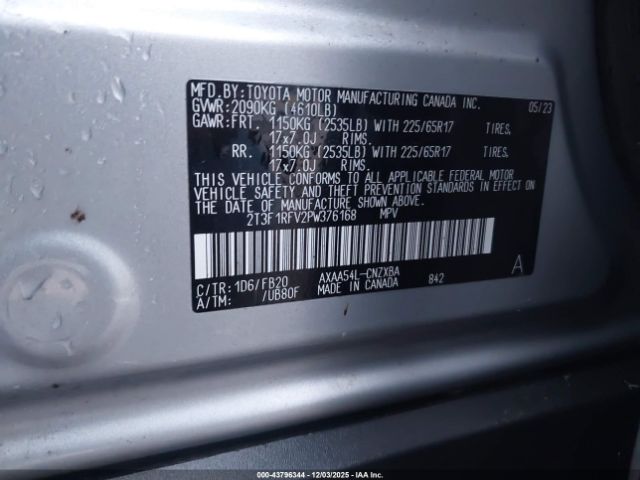 2023 TOYOTA RAV4 2T3F1RFV2PW376168 Photo 8