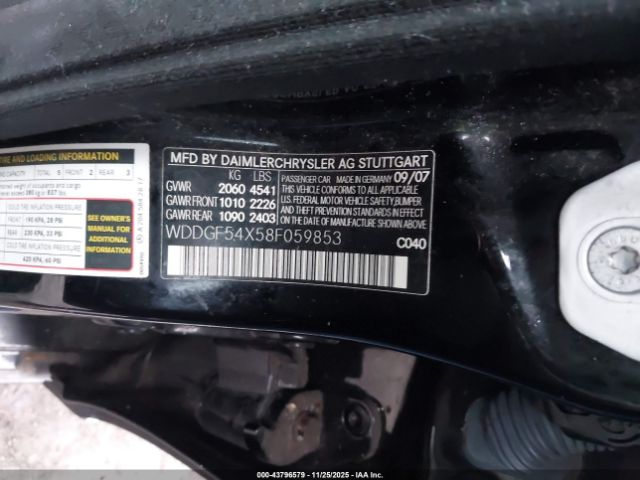 2008 MERCEDES-BENZ C 300 WDDGF54X58F059853 Photo 8