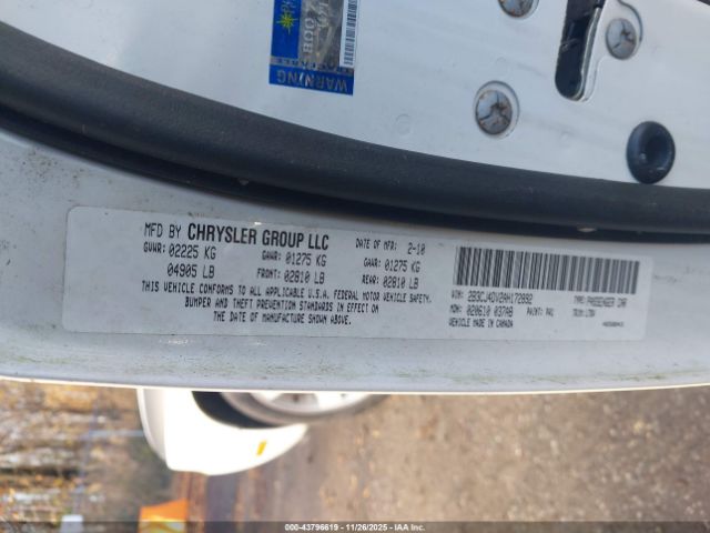 2010 DODGE CHALLENGER 2B3CJ4DV2AH172892 Photo 8