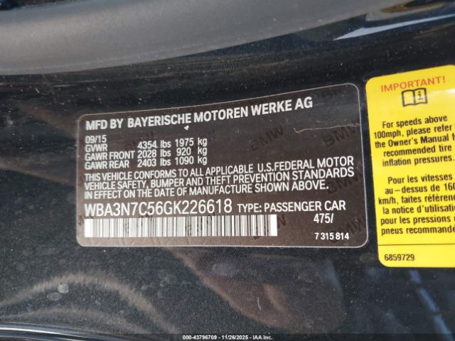 2016 BMW 428I WBA3N7C56GK226618 Photo 8