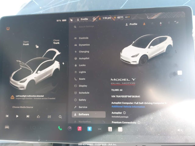 2022 TESLA MODEL Y 7SAYGDEF1NF383641 Photo 6