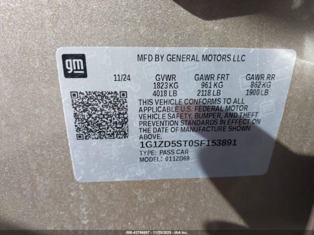 2025 CHEVROLET MALIBU 1G1ZD5ST0SF153891 Photo 8