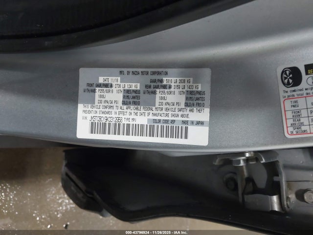 Mazda Cx-9 Touring 2019 JM3TCBCY9K0312958 Image 9