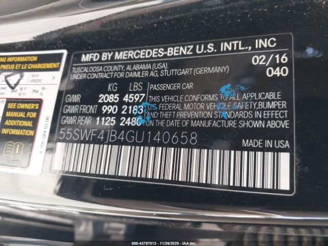 2016 MERCEDES-BENZ C 300 55SWF4JB4GU140658 Photo 8