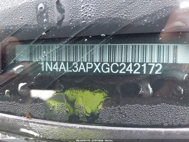 1N4AL3APXGC242172 Nissan Altima 2.5 Sv