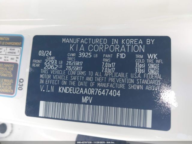 2024 KIA SELTOS KNDEU2AA0R7647404 Photo 8