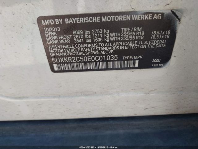 2014 BMW X5 5UXKR2C50E0C01035 Photo 8