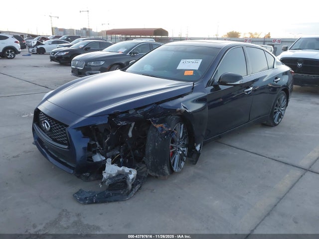 JN1FV7DP5MM850445 Infiniti Q50 Red Sport 400