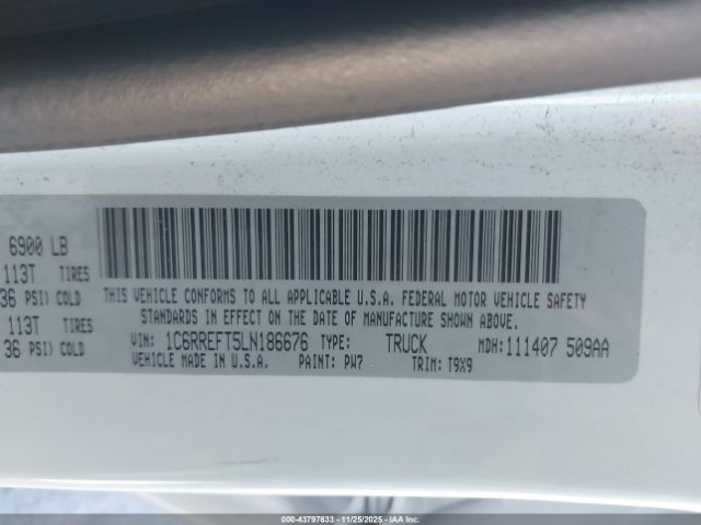 2020 RAM 1500 1C6RREFT5LN186676 Photo 8