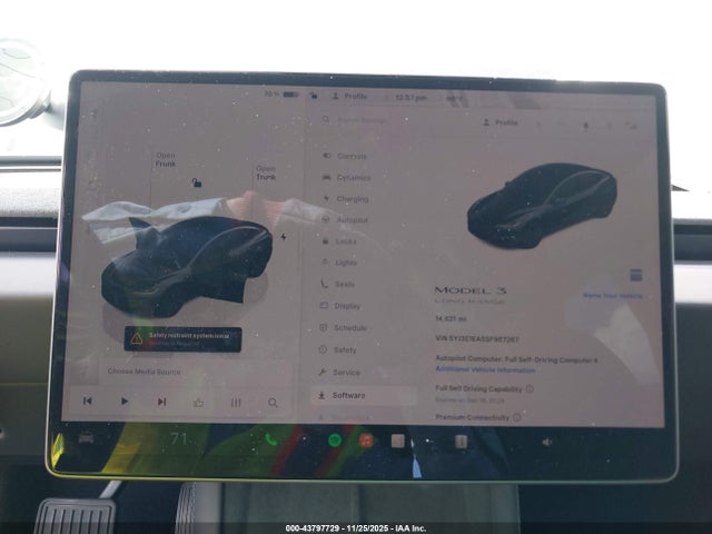 2025 TESLA MODEL 3 5YJ3E1EA5SF987267 Photo 6