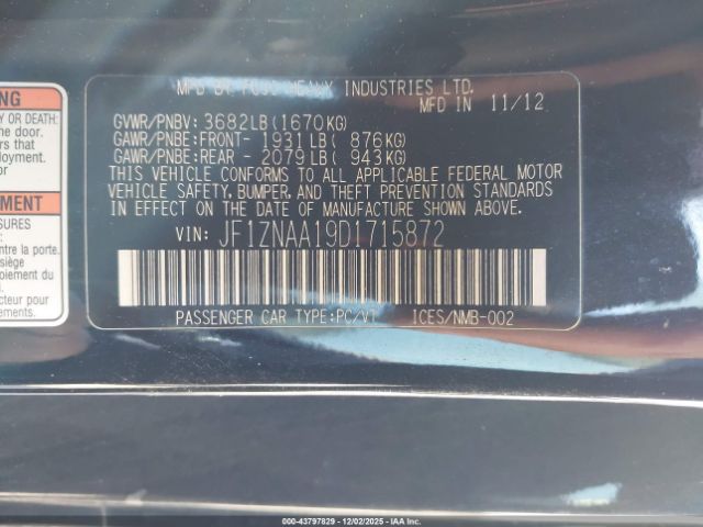 2013 SCION FR-S JF1ZNAA19D1715872 Photo 8