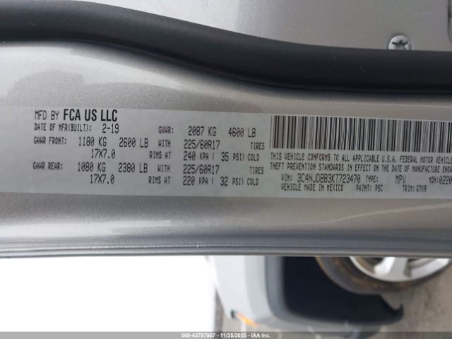 2019 JEEP COMPASS 3C4NJDBB3KT723470 Photo 8