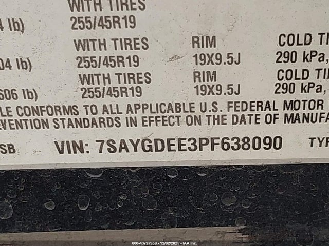 2023 TESLA MODEL Y 7SAYGDEE3PF638090 Photo 8