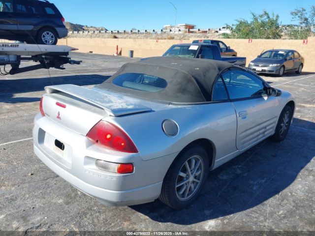 2001 MITSUBISHI ECLIPSE SPYDER 4A3AE45G31E016326 Photo 3