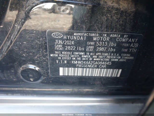 2025 HYUNDAI IONIQ 6 KMHM34AA2SA084645 Photo 8