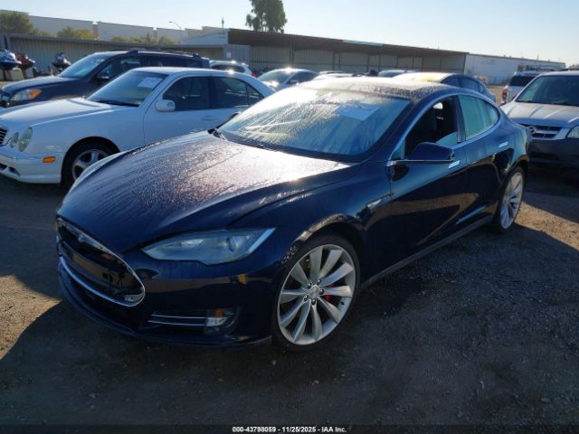 2014 TESLA MODEL S 5YJSA1H2XEFP65002 Photo 1
