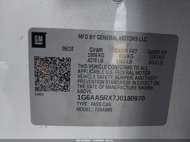 2018 CADILLAC ATS 1G6AA5RX7J0180970 Photo 8