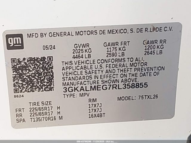 2024 GMC TERRAIN 3GKALMEG7RL358855 Photo 8