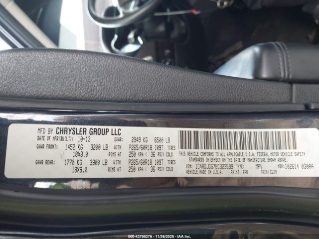 2014 DODGE DURANGO 1C4RDJDG7EC323539 Photo 8
