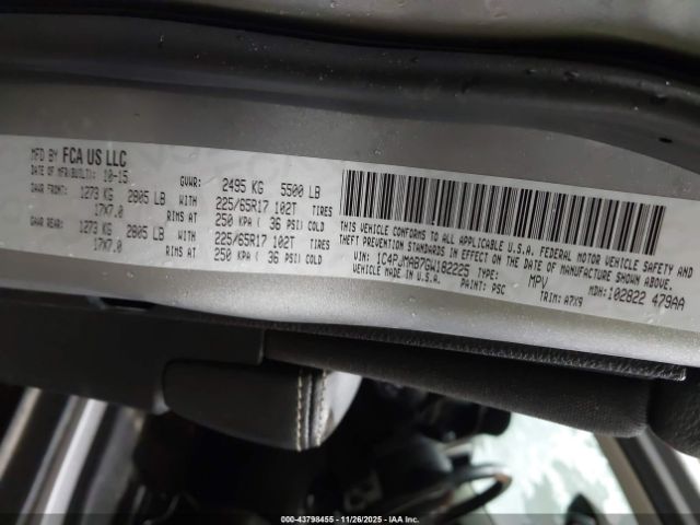 2016 JEEP CHEROKEE 1C4PJMAB7GW182225 Photo 8