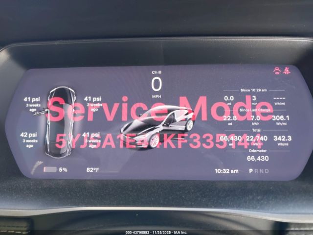 2019 TESLA MODEL S 5YJSA1E44KF335144 Photo 6