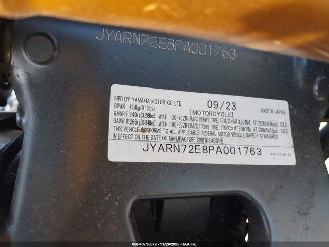 Yamaha Mt09 D 2023 JYARN72E8PA001763 Image 10