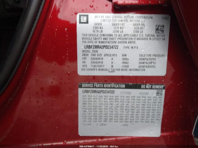 2023 BUICK ENVISION LRBFZMR42PD234722 Photo 8