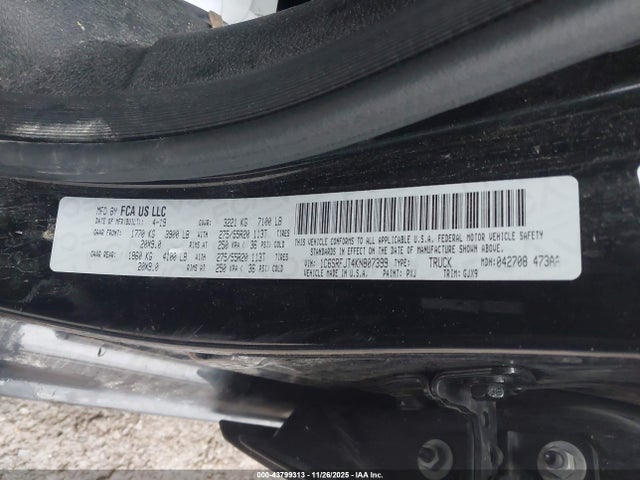 2019 RAM 1500 1C6SRFJT4KN807399 Photo 8