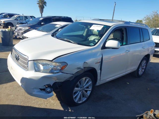 Auction sale of the 2010 Toyota Highlander Hybrid Limited V6, vin: JTEJW3EH1A2047476, lot number: 43799497