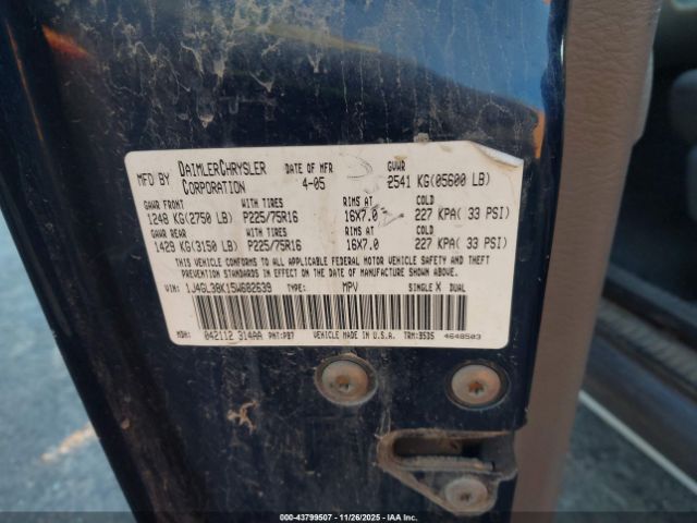 2005 JEEP LIBERTY 1J4GL38K15W682639 Photo 8