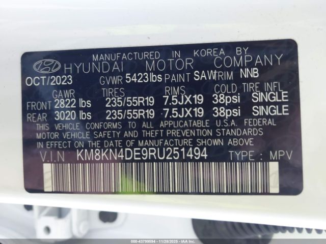 2024 HYUNDAI IONIQ 5 KM8KN4DE9RU251494 Photo 8