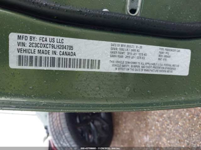 2020 DODGE CHARGER 2C3CDXCT9LH204705 Photo 8