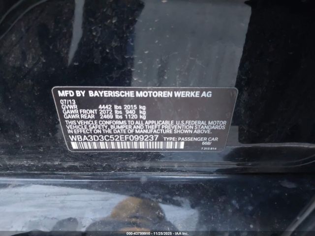 2014 BMW 328D WBA3D3C52EF099237 Photo 8