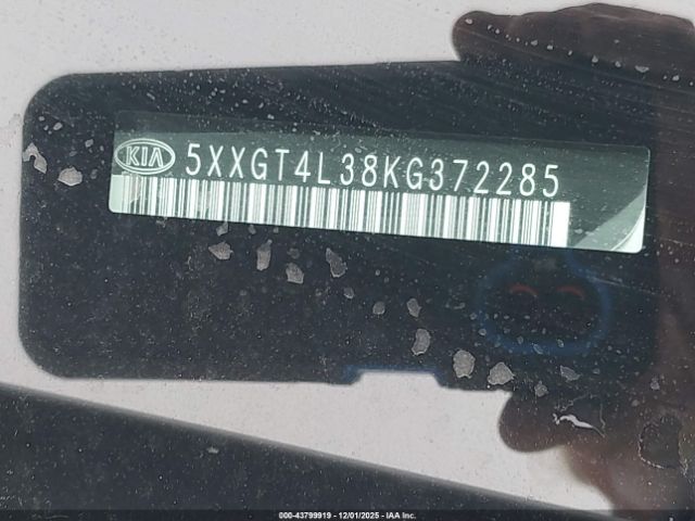 2019 KIA OPTIMA 5XXGT4L38KG372285 Photo 8