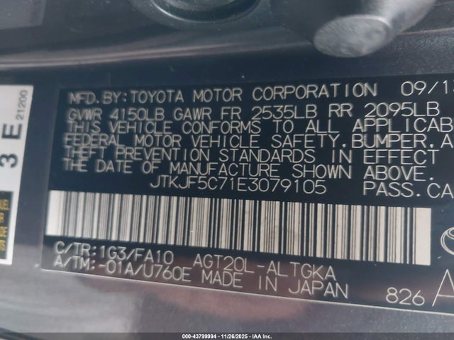 Scion TC 2014 JTKJF5C71E3079105 Image 9