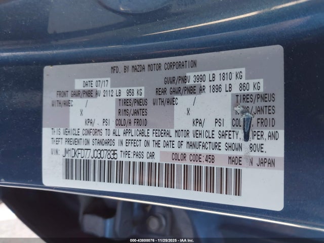 Mazda Cx-3 Grand Touring 2018 JM1DKFD77J0307835 Image 9