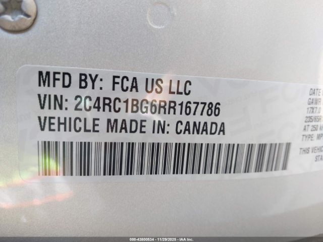2024 CHRYSLER PACIFICA 2C4RC1BG6RR167786 Photo 8