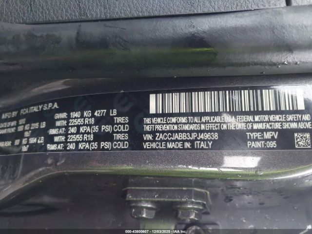 2018 JEEP RENEGADE ZACCJABB3JPJ49638 Photo 8