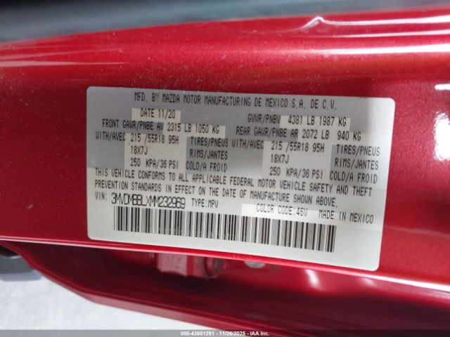 2021 MAZDA CX-30 3MVDMBBLXMM232969 Photo 8