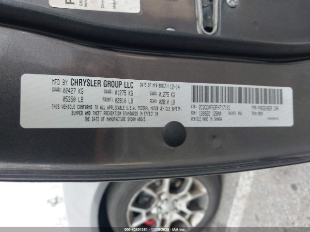 2015 DODGE CHARGER 2C3CDXFG3FH717161 Photo 8