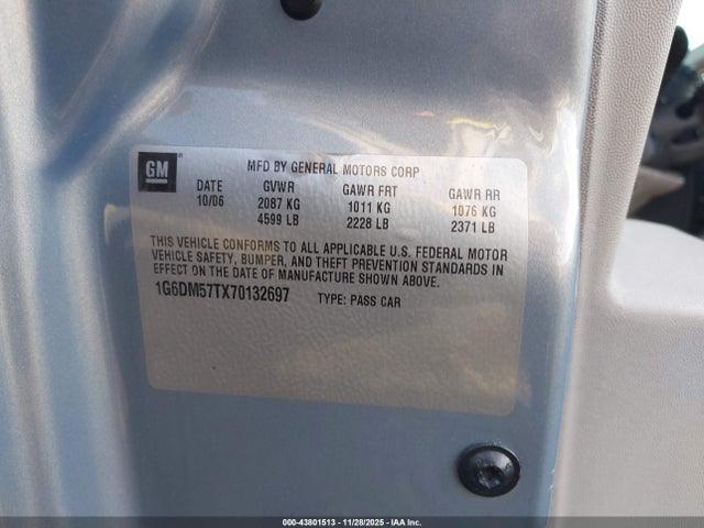 2007 CADILLAC CTS 1G6DM57TX70132697 Photo 8