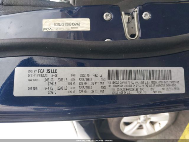 2017 JEEP COMPASS 1C4NJCEBXHD156162 Photo 8