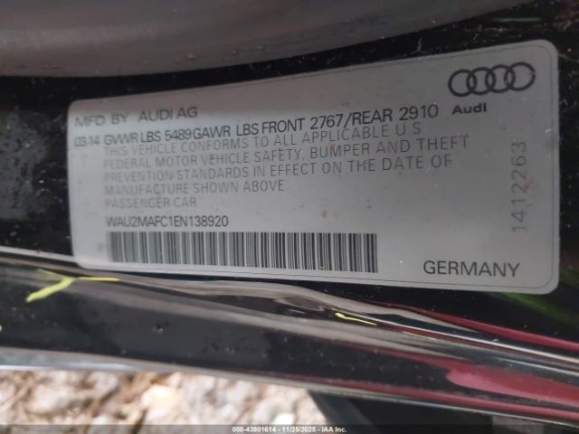 2014 AUDI A7 WAU2MAFC1EN138920 Photo 8