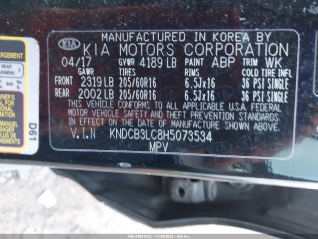 2017 KIA NIRO KNDCB3LC8H5073534 Photo 8
